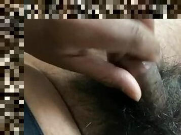 Playing with my cock and cumming