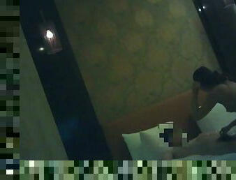Chinese amateur couple in hotel 4 full