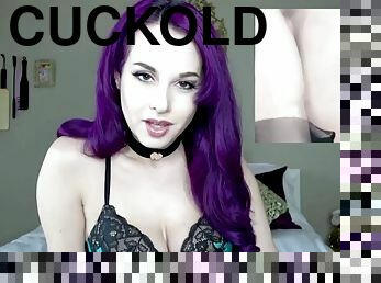 Cuckold JOI sucks cock for Goddess Valora