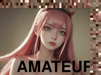 AI created Zerotwo Darling in the Franxx