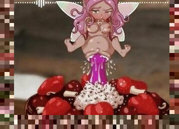 Your Girlfriend Ties a Fairy to a Vibrator to Squirt Her Aphrodisiac Juices Over Your Birthday Cake