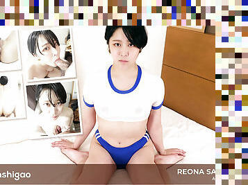 Reona Sato is back and in uniform looking very sexy - Tenshigao