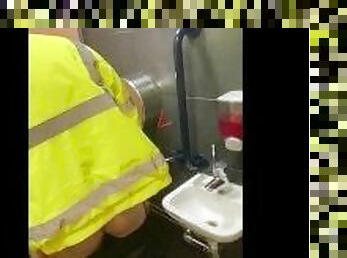 Pissing Public Toilet