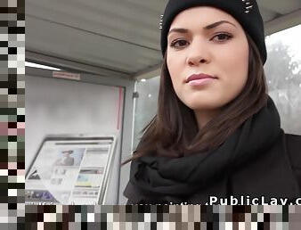 Hungarian Beauty From Public Bangs