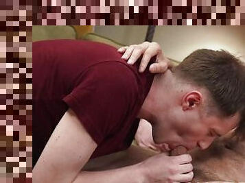 Gaycest DILF uncle seduced and fucked bare by twink