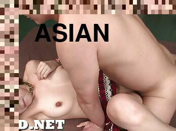 Miyu Aoi&#039;s Asian blowjob leads to a satisfying DP session
