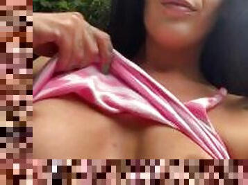 Flashing in the park! Would you stare?