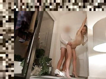 Delivery guy fucked me a while my husband was not at home. Hotwife’s revelation. Ep. 1.