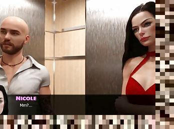 Fun Games Wife Swallows Cum In Elevator In Front Of Old Man Ep.19