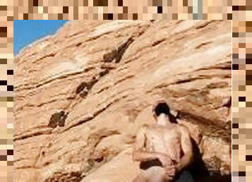 Jacking  off in a National Park almost caught