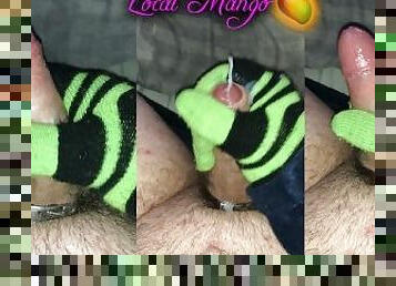 Quick Wank with Green Gloves POV ????????
