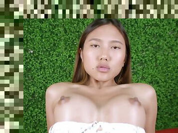 Horny Craving For A Big Cock And Cant Hold On Anymore So She Starts To Tease And Fuck Him - May Thai