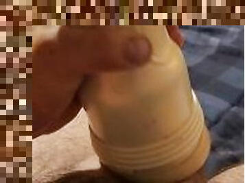 A quick fleshlight fuck to get off!