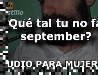 ¿Qué tal tu no fap september? - Audio para MUJERES - Voz de hombre - ESPAÑA ASMR JOI