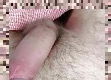 Jerking off my bulgarian uncut dick and shoot nice and big load of cum!