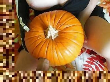 Angel of death want me to fuck pumpkin (Halloween)