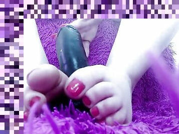 Hard foot domination by mistress and a pretty hot footjob