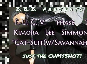 FUCVph2 K.L.S. "CatSuit" with Savannah - just-the-cumshot version