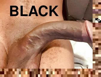 Without hands Big cock moves on its own and gets hard close-up before ejaculation