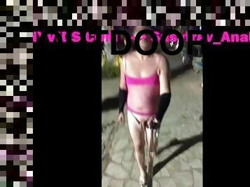 cute pink sissy street slutwalk