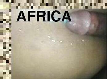 Horny mum(African jade) likes morning quickies in bathroom while showering