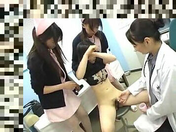 Asian Nurses Make Their Patient Squirt