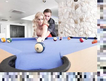 Crazy mom sex after a very intriguing game of pool